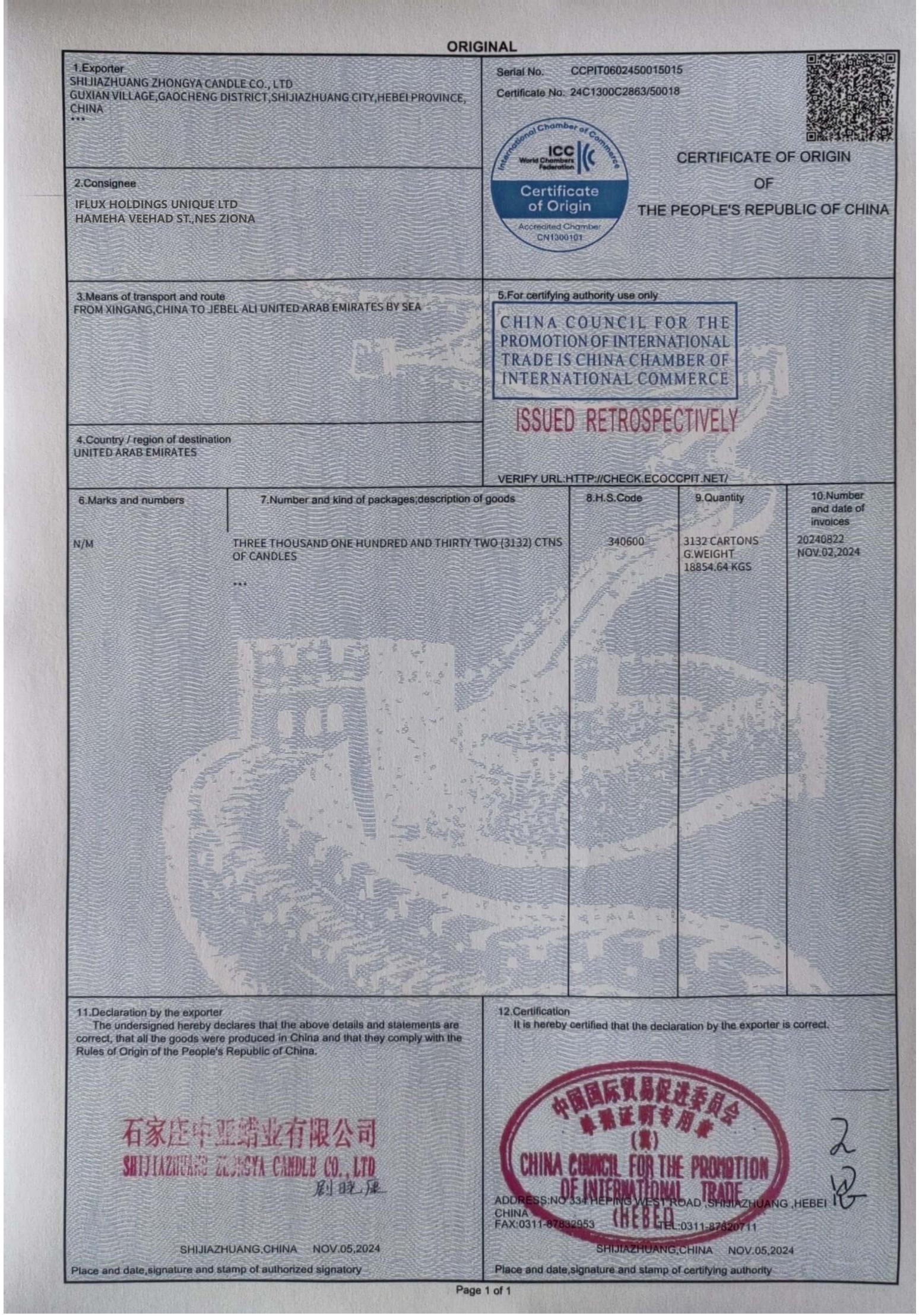 Cert Candle