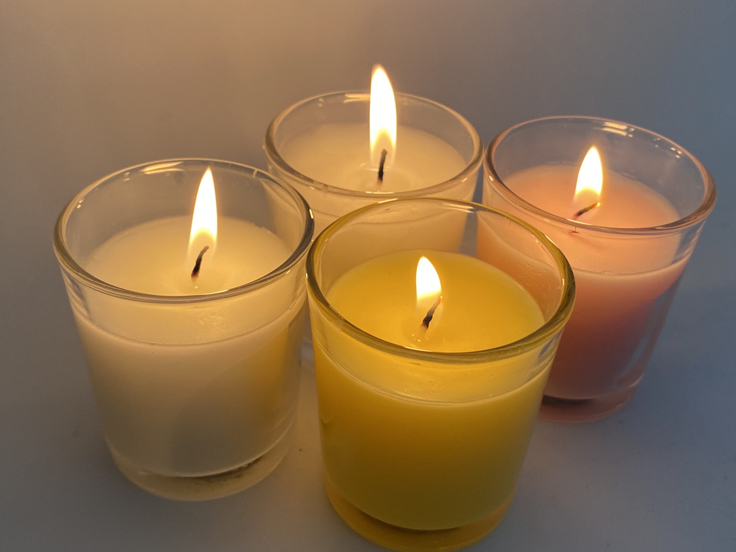 Clear Glass Cup Candles product image