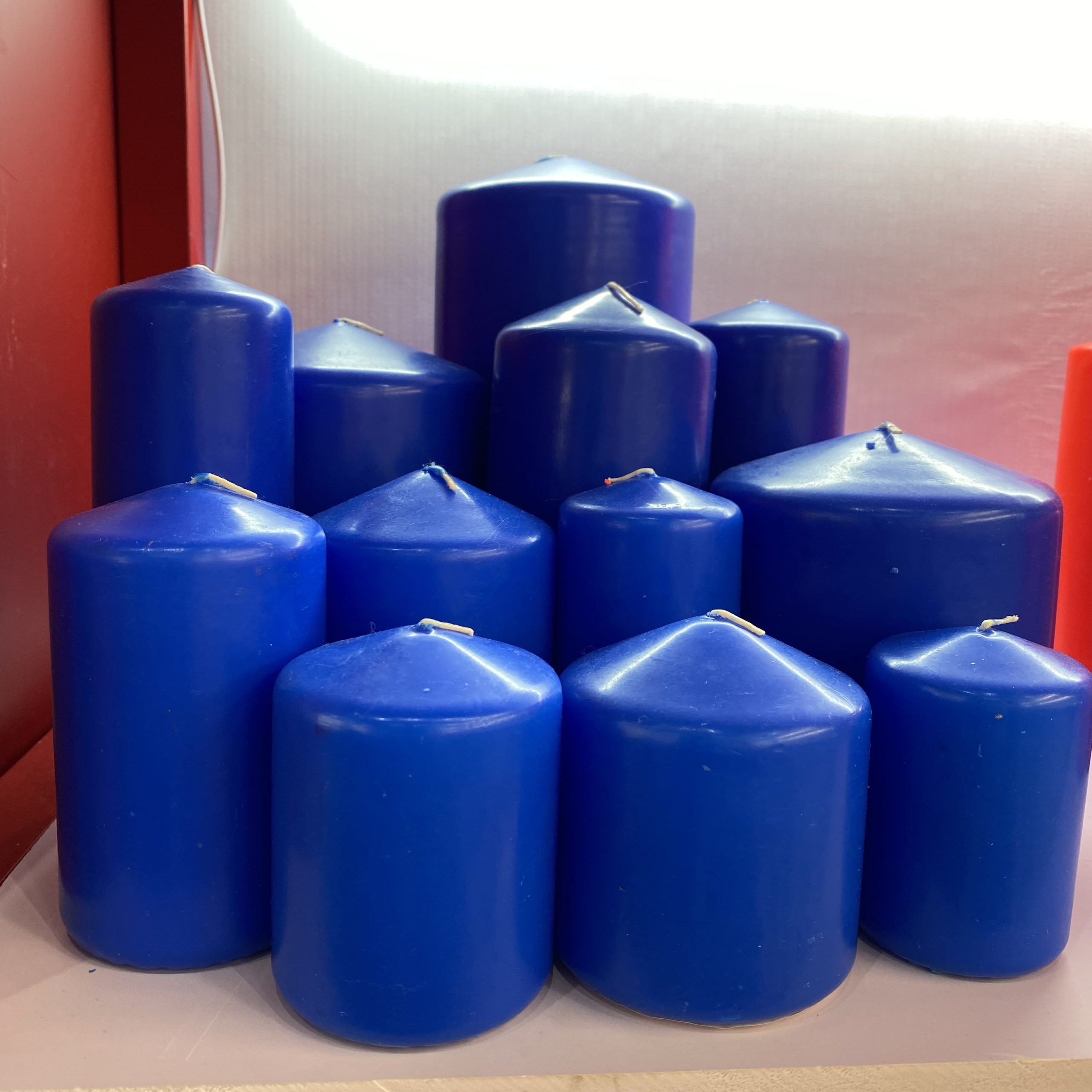 Colored Pillar Candles product image